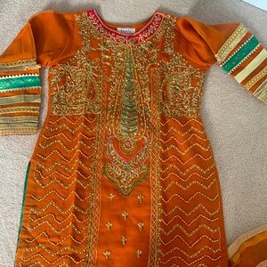 Pakistani Brand - Elahe - Beautiful outfit for Mehndhi Function